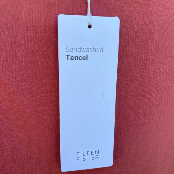 NWT Eileen Fisher Sandwashed Tencel Sleeveless Dress Size XS - Picture 4 of 6